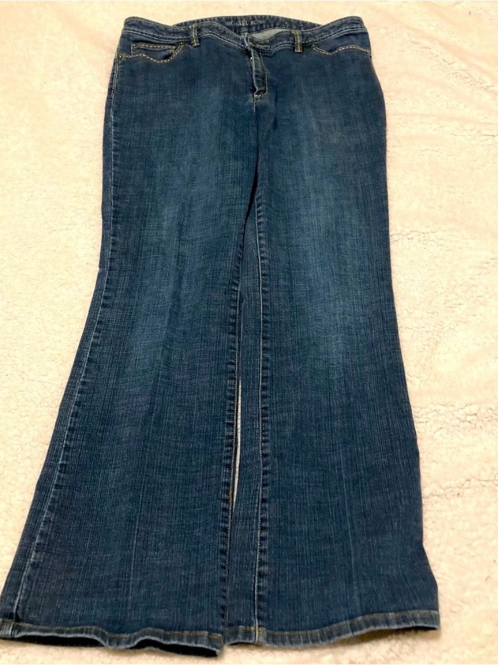 Michael Kors Dark Blue Flared Jeans